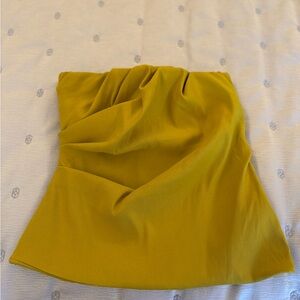 Elegant Mustard Skirt
